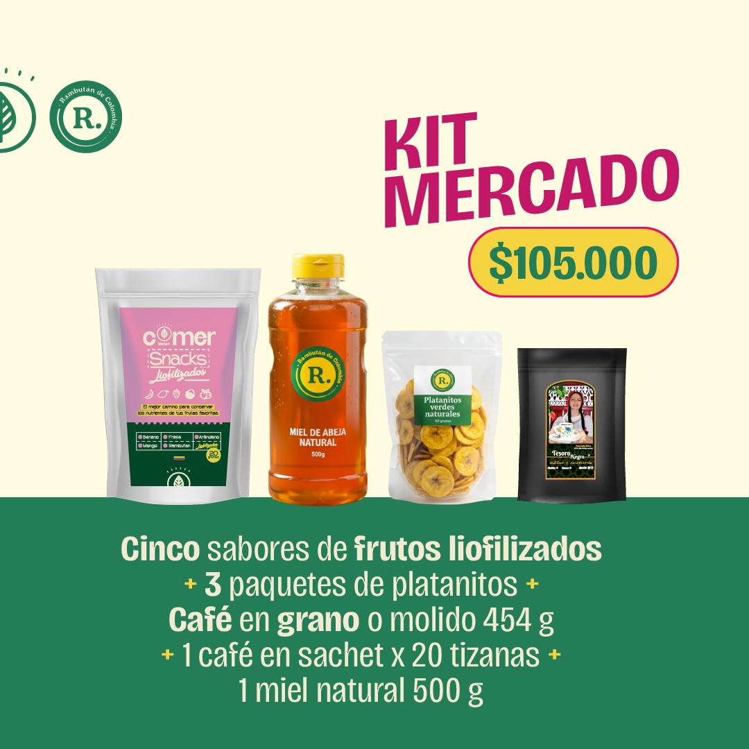 Kit Mercado natural y saludable para disfrutar tus días